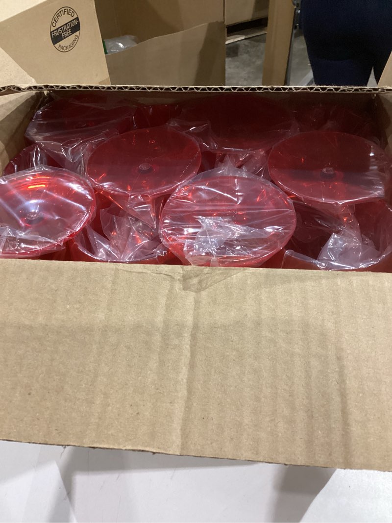 jlylol 12 pcs red plastic champagne flutes 10 oz large champagne glasses reusable acrylic wedding to