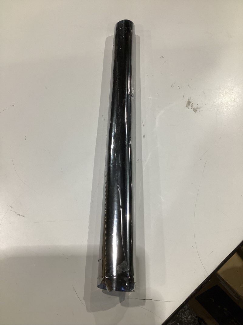 Condition photo showing Good Condition for WPCTEV Window Film One Way Mirror Film Daytime Privacy Static Non-Adhesive Decorative Heat Control Anti UV Window Tint for Home and Office Silver 6 Mil 17.5 Inch x 6.5 Feet Silver 17.5 Inch x 6.5 Feet