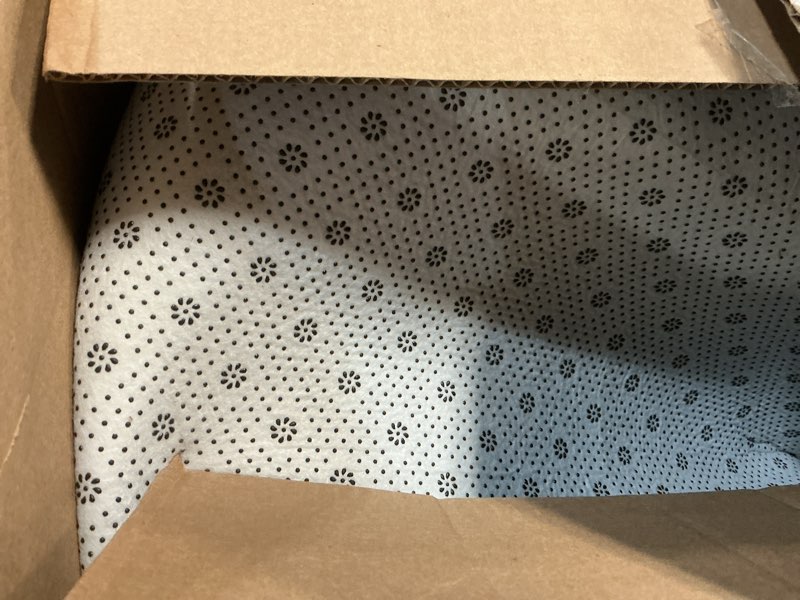 Condition photo showing As Is for Fluffy Rug for Bedroom Living Room, 5x7 Purple Area Rugs, Faux Fur Shag Modern Carpet Ultra Soft Girls Boys Room Home Decor, Tie-Dyed 5' x 7' Grape Purple