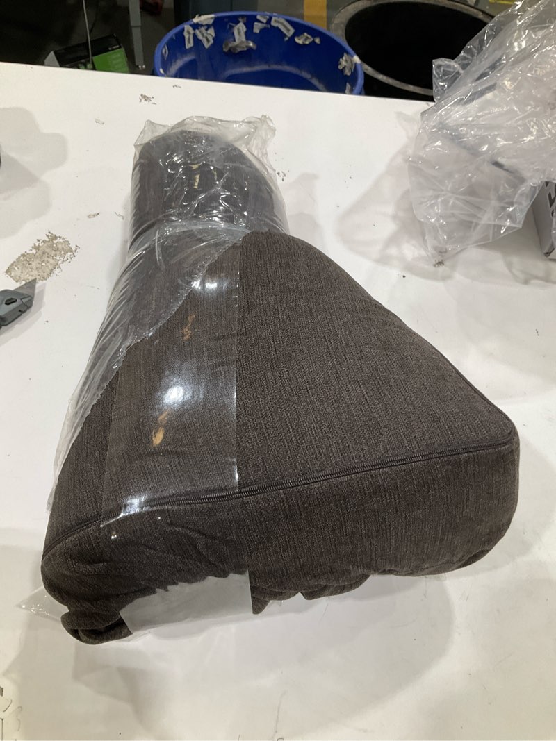 Condition photo showing Good Condition for back support pillow for recliner dual layer lumbar support pillow with gel memory foam ergonomic orthopedic couch lumbar cushions for elderly lower back pain relief washable cover brown