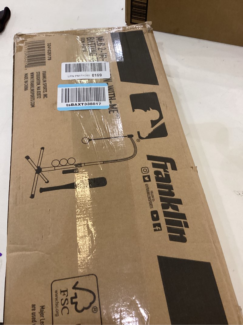 Condition photo showing As Is for Franklin Sports Kids Baseball Tee - MLB 2-in-1 Grow-with-Me Tee Ball