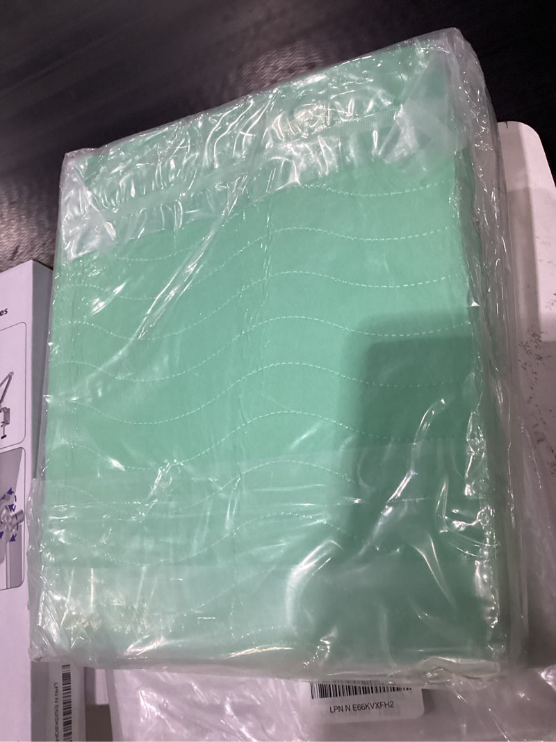 Condition photo showing New/Like New for 2 pack 36” x 54” extra heavy absorbency washable underpads, waterproof nursing pads incontinence bed pads, reusable washable pee pads for dogs, diaper changing & adults, mattress protector 2 pack - 36" x 54"