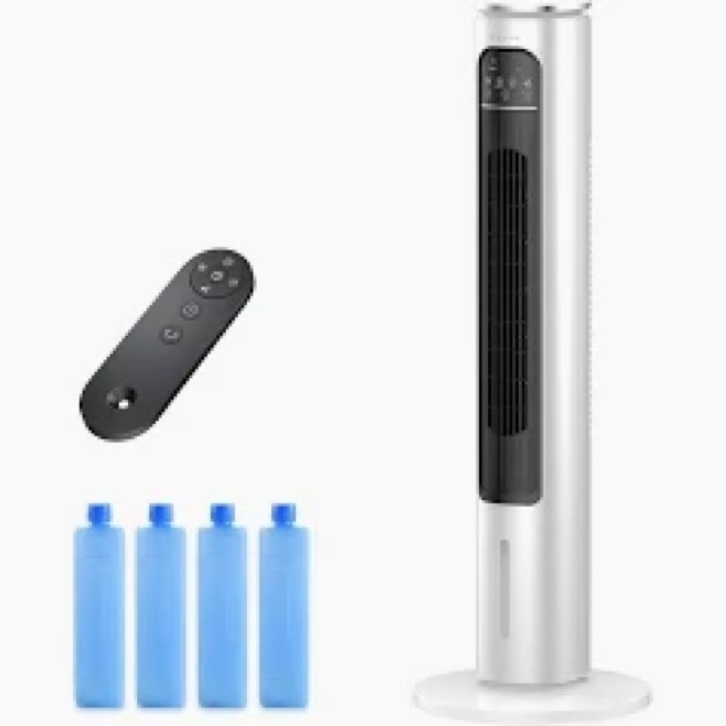 Windowless Portable Air Conditioners, 37.53’’ 3-IN-1 Portable AC w/Remote, 12H Smart Timer, 70° Osci