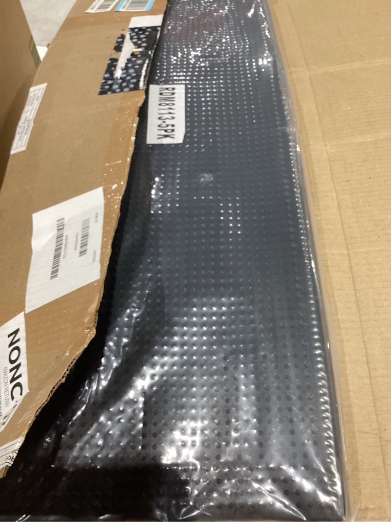 Condition photo showing Good Condition for ottomanson bullnose stair treads outdoor – dots heavy-duty non-slip stair mats – best grip on concrete, brick & textured step – fastening required for wooden & rv steps, pack of 5 black grip dots - bullnose outdoor - 5 pack