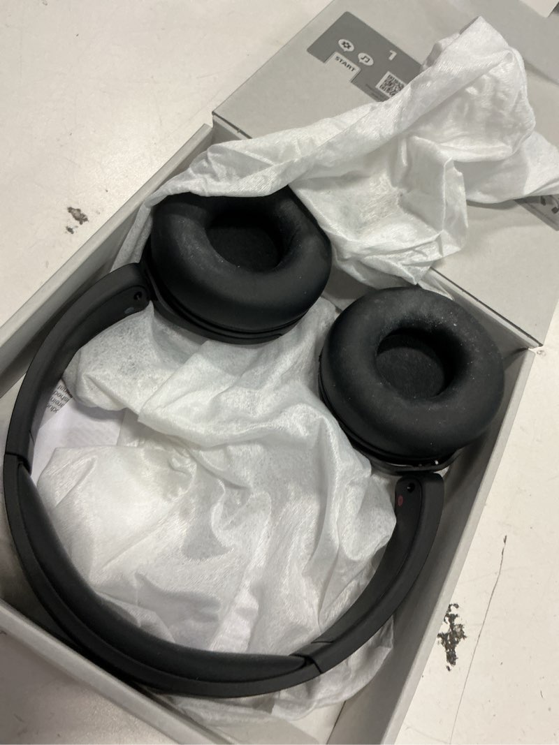 Condition photo showing As Is for Sony WH-CH520 Wireless Headphones Bluetooth On-Ear Headset with Microphone and up to 50 Hours Battery Life with Quick Charging, Black