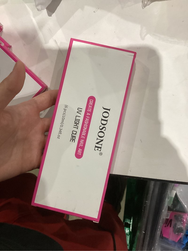 Condition photo showing New/Like New for JODSONE 10ml Glitter Gel Nail Polish Set 6 Color Glitter Effect gel polish All Seasons Neutral Soak off LED Lamp Gel Manicure Set for Nail Art