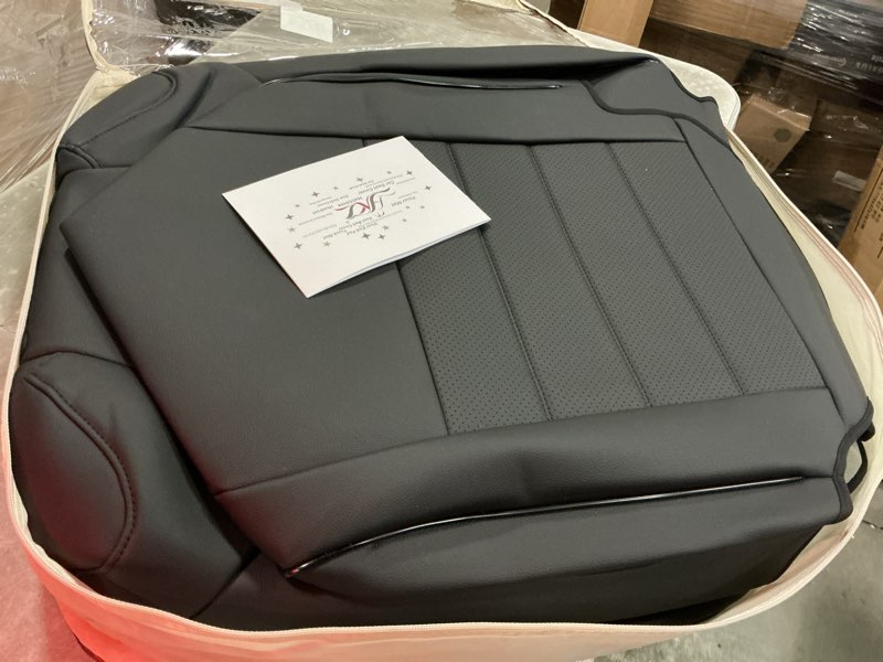 Condition photo showing Good Condition for hkz fit rav4 car seat covers set for 2019 2020 2021 2022 2023 2024 2025 toyota rav4 gasoline model le,xle,xle premium,limited - 5 seats full set leather(black) black 2019–2025 rav4 gas – le/xle/xle premium/limited