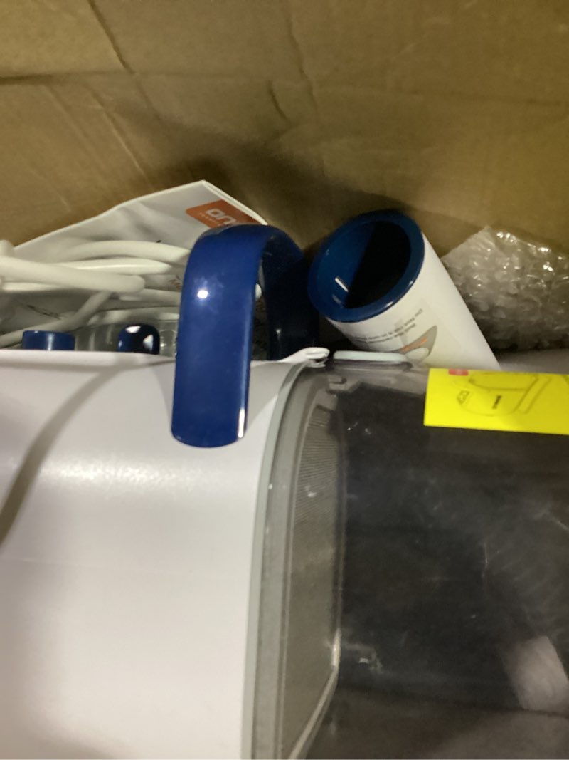 Condition photo showing Good Condition for oneisall dog vacuum & dryer for shedding grooming, 8 in 1 dog grooming kit with metal blade pet clippers, adjustable speed and temperature control blower