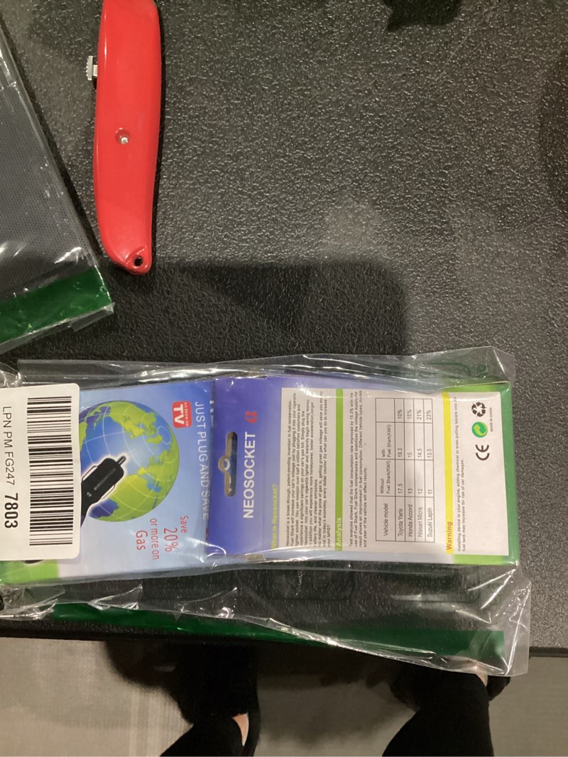 Condition photo showing As Is for 2 Pcs Gas Saver, Drive Farther, Fuel Sync Automotive Spill Saver for Filling Gasoline Lubricants Water Diesel, Plug and Play Portable Automotive Spill