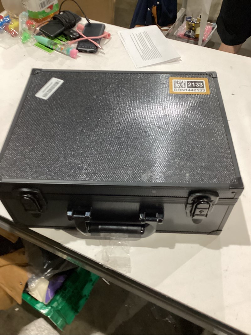 Condition photo showing Good Condition for Graded Card Storage Box with With Carry Handle Sports Cards Storage Secure Storage Box Card Case with Dividers Trading Card Organizer for PSA BGS CSG (XL)