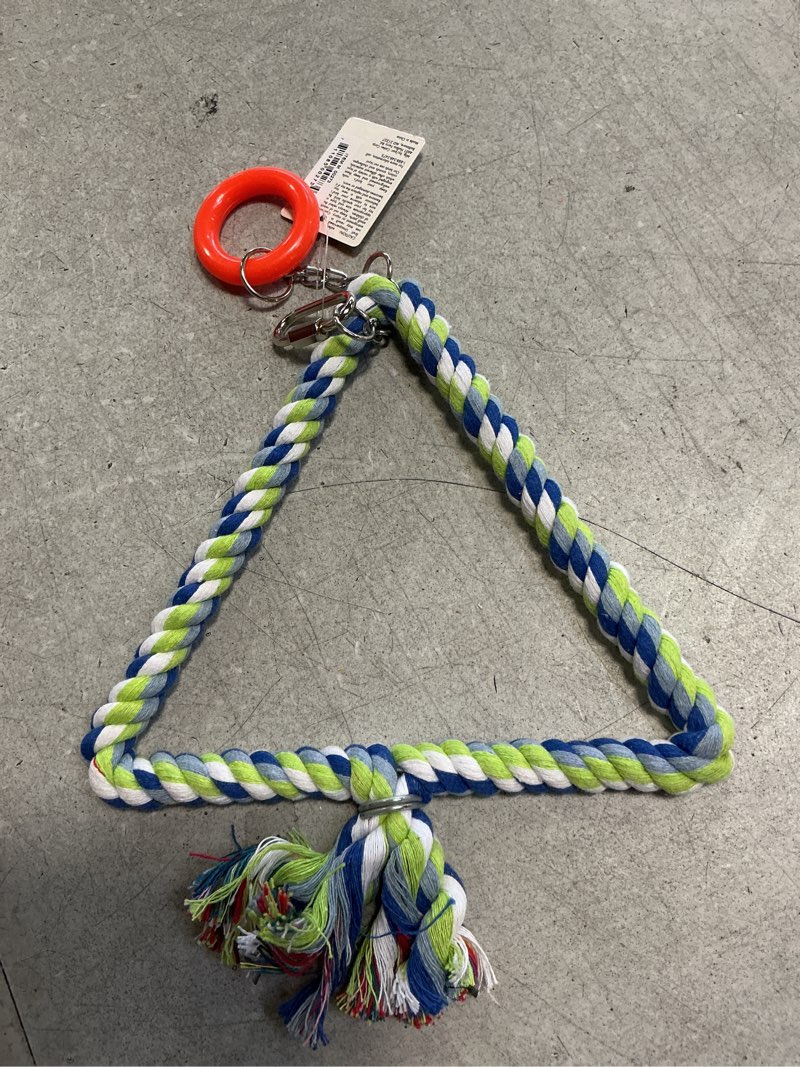 Condition photo showing New/Like New for Paradise Toys Medium Triangle Swing, 8-Inch W by 11-Inch L