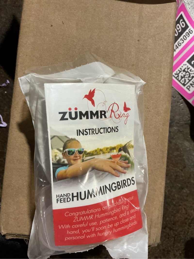 Condition photo showing New/Like New for ((Bidding on 20) (3-Pack) - ZUMMR Hummingbird Ring Feeder (Red  Green and Blue)