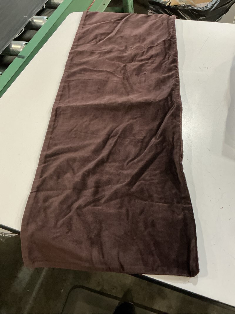 Condition photo showing Good Condition for quince velvet 12x48 bolster pillow, truffle 