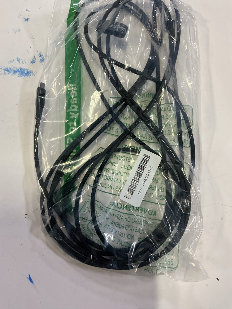 Condition photo showing Good Condition for AINOPE 240W USB C to USB C Cable Fast Charging 15FT,Right Angle Fast Type C Charging Cable Fits iPhone 16 Pro Max Plus,iPhone 15,MacBook Air/Pro,iPad Pro,Samsung,Pixel,All Devices, Black, 1 Pack 15FT Black 1