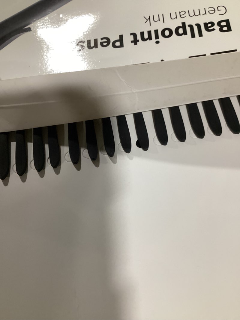 Condition photo showing Good Condition for 50 pack black ink pens - bulk pens, 1.0mm medium point ballpoint pens, smooth writing no bleed retractable ball point pen (black)