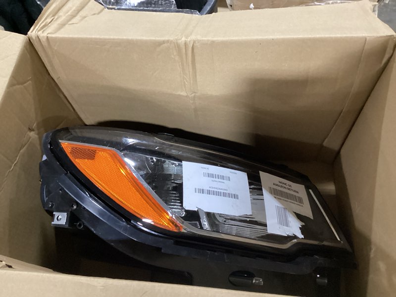 Condition photo showing As Is for Headlights Assembly Compatible with Jeep Compass 2017-2021, Headlamp Right Passenger Side Replacement CH2503295 55112706AF Right Halogen Type