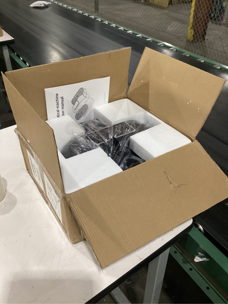 Condition photo showing New/Like New for Under Desk Elliptical Machine for Senior Mini Elliptical Leg Exerciser with Remote Quiet Portable Electric Seated Foot Pedal Exerciser for Home Office