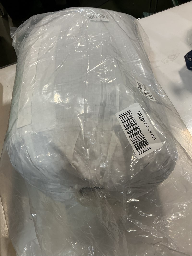 Condition photo showing New/Like New for Three Geese Pinch Pleat Waterfowl Feathers and Down Comforter Palatial King Size Duvet Insert,750+ Fill Power,1200TC 100% Cotton, Premium All Seasons Black-Gray Warm Hotel Comforter with 8 Tabs. Palatial King:120x98inches Black-gray