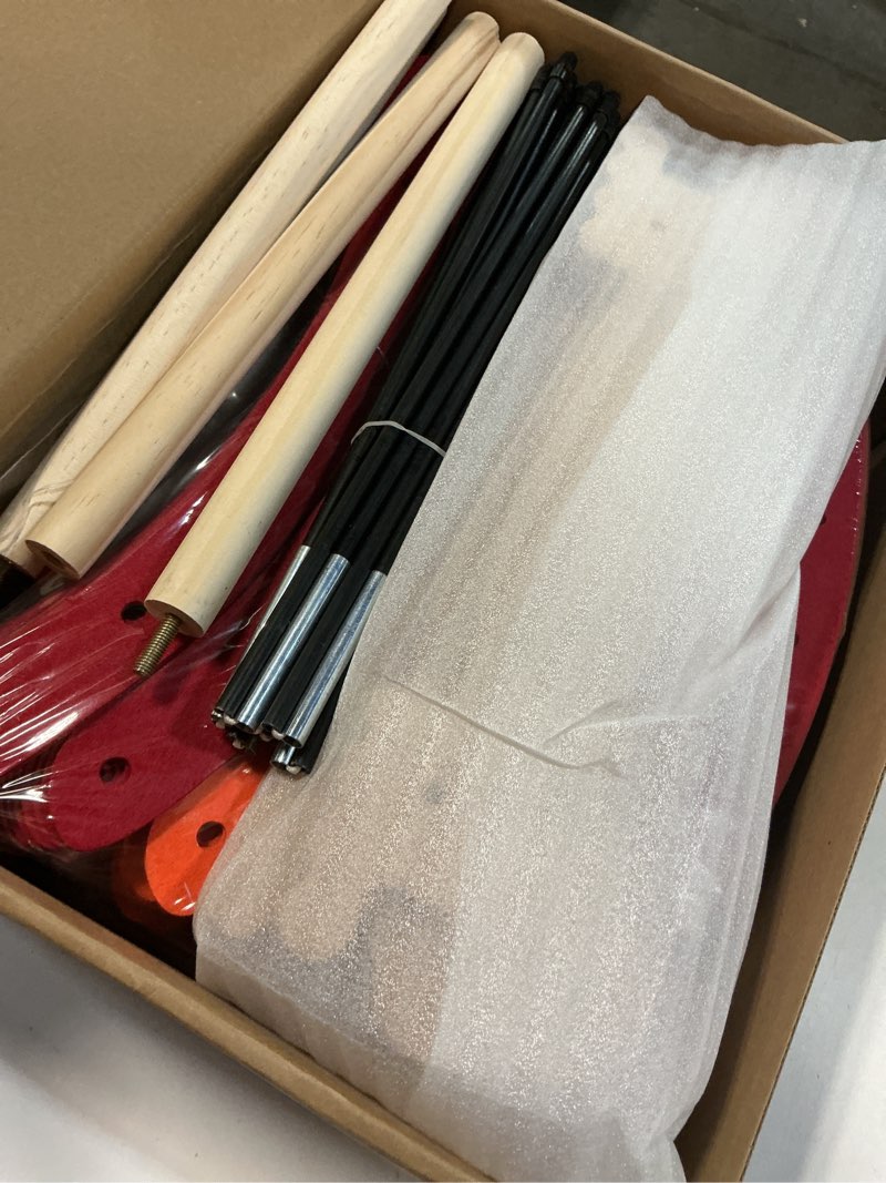 Condition photo showing Good Condition for DIY Felt Cat Scratcher Bed, Durable Scratching Pad for Indoor Cats, Sturdy Solid Beech Wooden Cats Scratcher, Lounger & Sleep & Scratch (Extra-Larger), Red