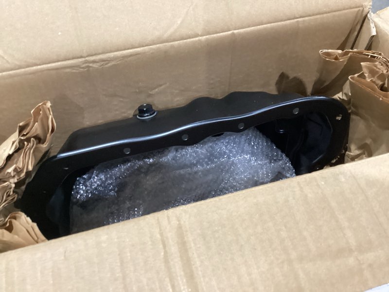 Condition photo showing Good Condition for a-premium engine oil pan with drain plug compatible with hyundai santa fe 2010-2020 santa fe sport 2013-2018 sonata 2006-2019 tucson 2010-2020 optima 2006-2020 sportage 2011-2020 2.0l 2.4l oil pan only