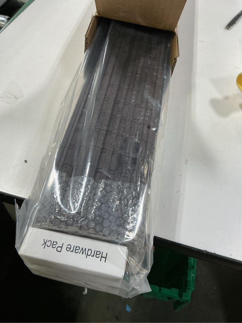 Condition photo showing Good Condition for Cordless Bamboo Roman Shades for Windows, Blinds Size (22.5" W ×48" H) Colour (BDP-Espresso) Bdp-espresso 22.5" W × 48" H