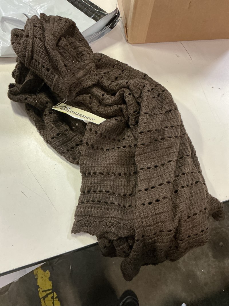 Condition photo showing Good Condition for (size xs)no boundaries tie front pointelle duster, womens