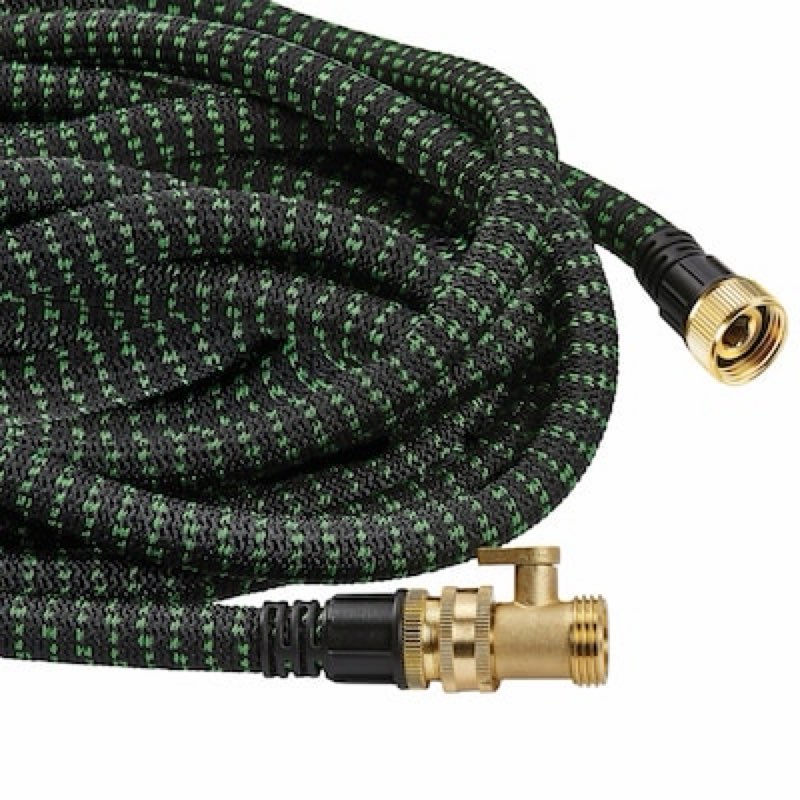 flex-able hose xtreme 1-in x 50-ft kink free woven green hose