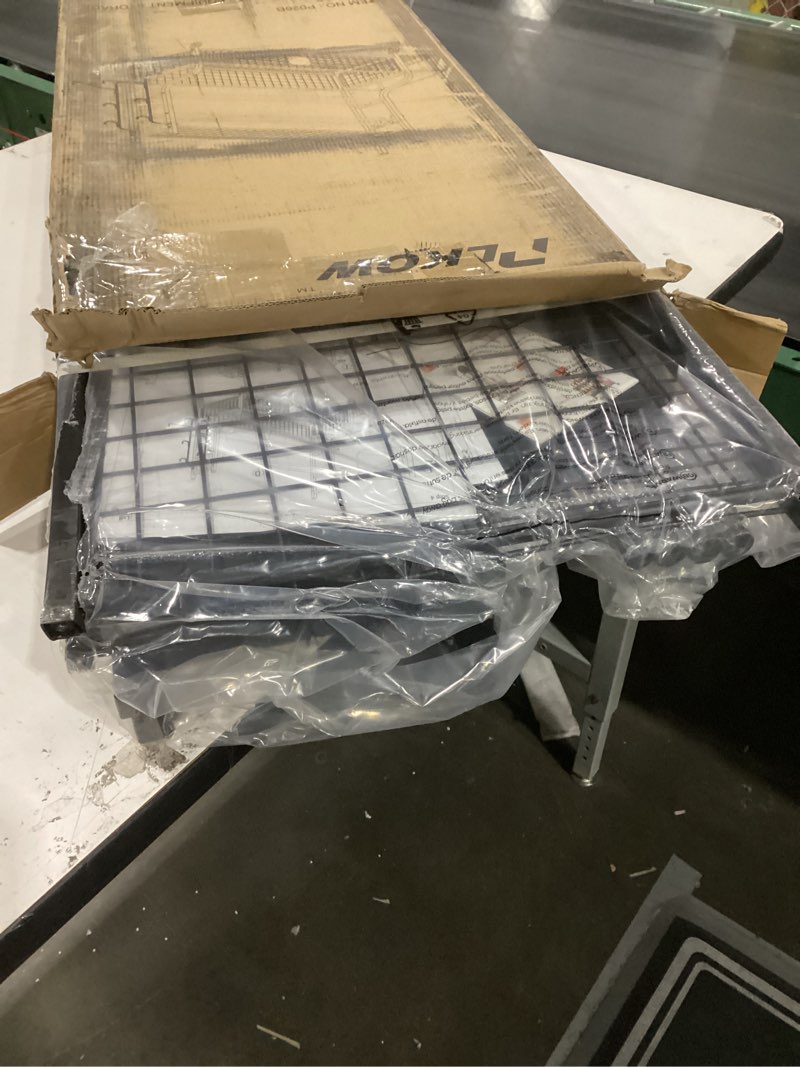 Condition photo showing New/Like New for PLKOW Dumbbell Rack, Weight Rack for Dumbbells, Home Gym Storage for Dumbbells Kettlebells Yoga Mat and Balls, All in One Workout Storage with Wheels and Hooks, Powder Coated Finish Steel Black,52''(L)x15.8''(W)x37.2''(H)