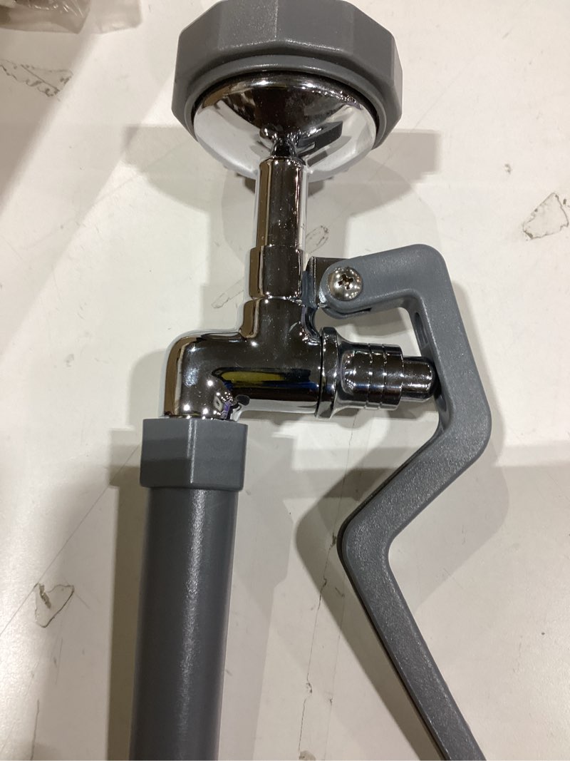 Condition photo showing New/Like New for commercial sink sprayer for kitchen sink: akwadu pre rinse spray valve head for commercial faucets - high pressure dish sprayer replacement for restaurant cleaning (gray) square gray