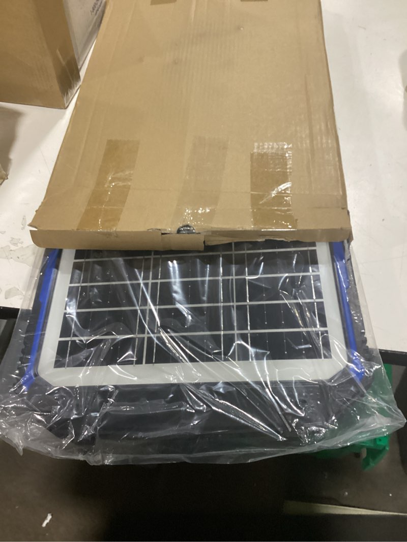 Condition photo showing As Is for suner power 20w 12v solar battery trickle charger & maintainer pro, built-in intelligent mppt controller, waterproof 12 volt 20 watt solar panel charging kits for car marine rv trailer boat automotive