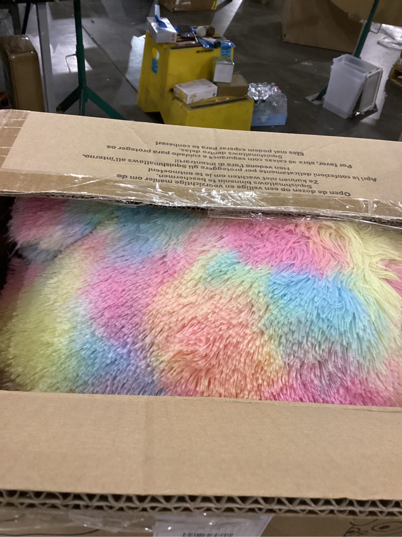Condition photo showing Good Condition for Squishmallows 20-Inch Diane Peach Bigfoot with Rainbow Hair - Jumbo Ultrasoft Official Kelly Toy Plush - Amazon Exclusive