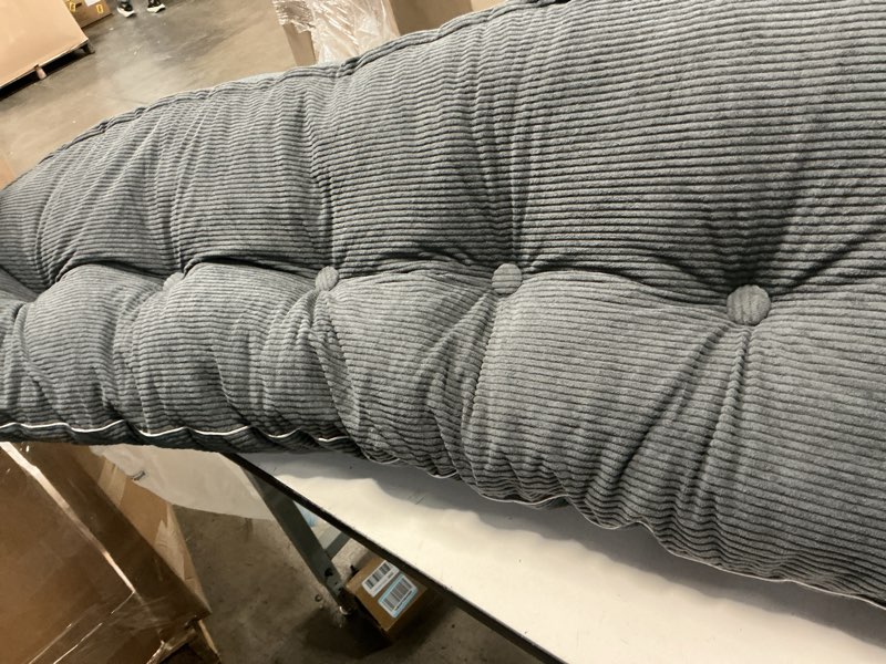 Condition photo showing Good Condition for sasttie headboard pillow queen, triangular wedge pillow headboard, wedge headboard pillow for bed sofa, daybed pillows for sitting up, reading or working with removable cover, dark grey queen dark grey