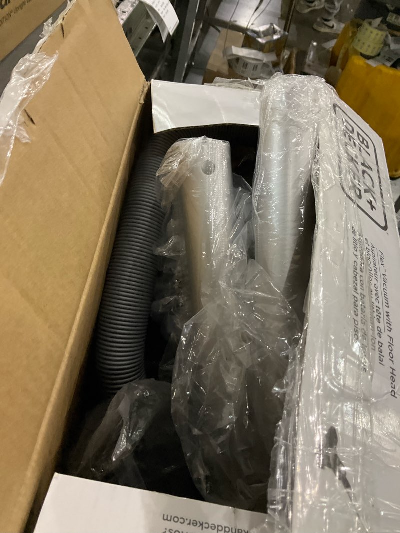 Condition photo showing As Is for BLACK+DECKER 20V Max Flex Cordless Stick Vacuum with Floor Head and Pet Hair Brush (BDH2020FLFH) Stick Vac Kit & Brush Only