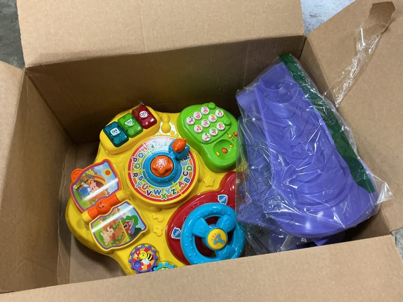 Condition photo showing As Is for vtech magic star learning table (frustration free packaging), yellow yellow frustration free packaging learning table