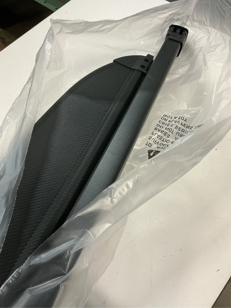 Condition photo showing Good Condition for Cargo Cover for Hyundai Santa Fe 2024 2025 2026 Accessories Retractable Trunk Cover Security Shielding Shade Cargo Luggage Cover Trunk Privacy Protection (Carbon Fiber Texture) For Santa Fe 2024+