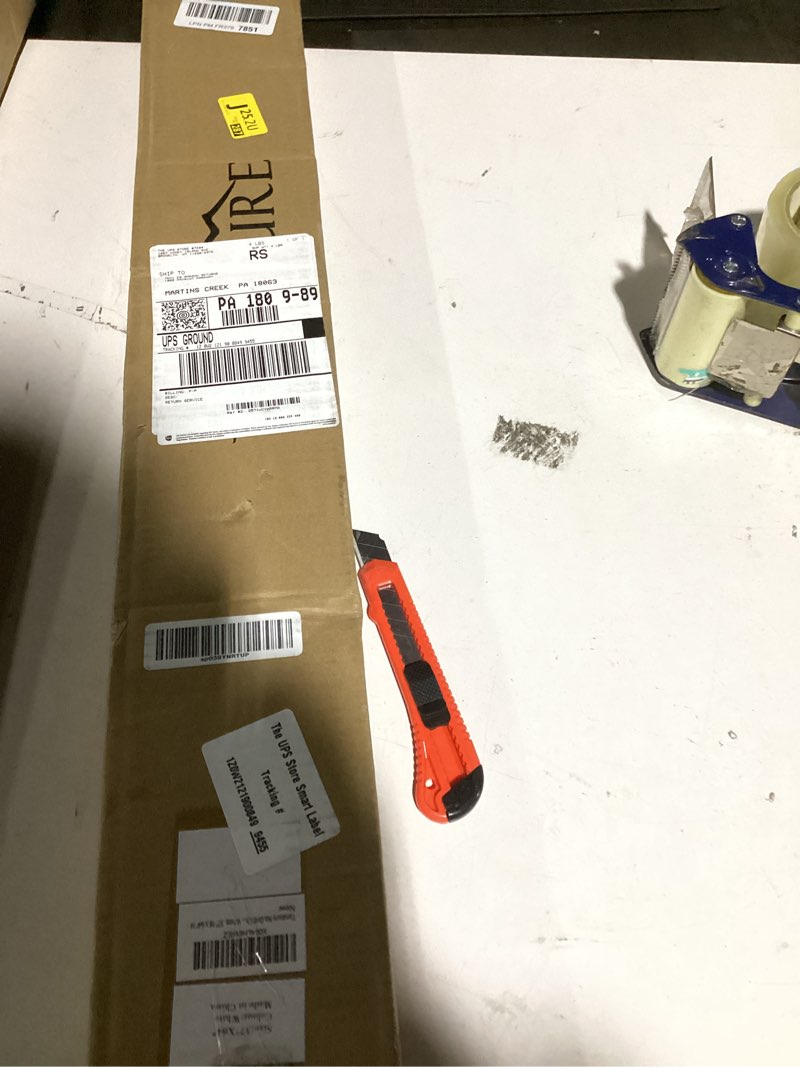 Condition photo showing Good Condition for no drill cellular shades for indoor windows, thermal insulating & noise reducing honeycomb blinds, cordless free stop blinds light filtering, white, 37" w x 64" h 37"w x 64"h white(light filtering)