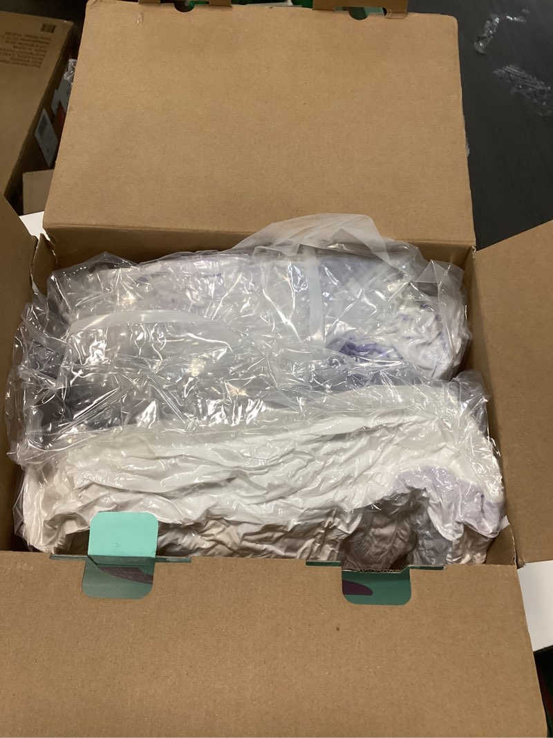 Condition photo showing New/Like New for Dual Layer 4 Inch Memory Foam Mattress Topper Full - 2 Inch Gel Memory Foam and 2 Inch Pillow Top Mattress Pad, 7-Zone Egg Crate Full Size Mattress Topper White Full
