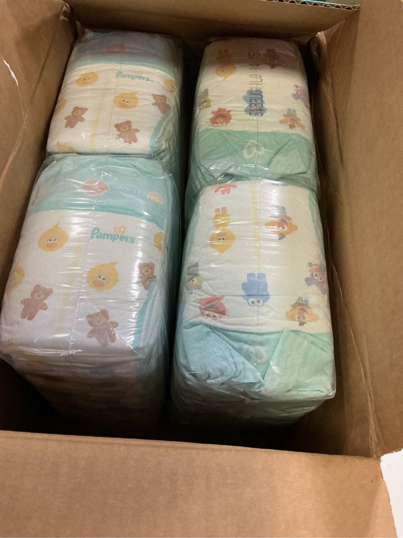 Condition photo showing New/Like New for (Size 2, )Pampers Diapers - Baby Dry - Size 2, 112 Count, Absorbent Disposable Infant Diaper (Packaging May Vary) Size 2 112