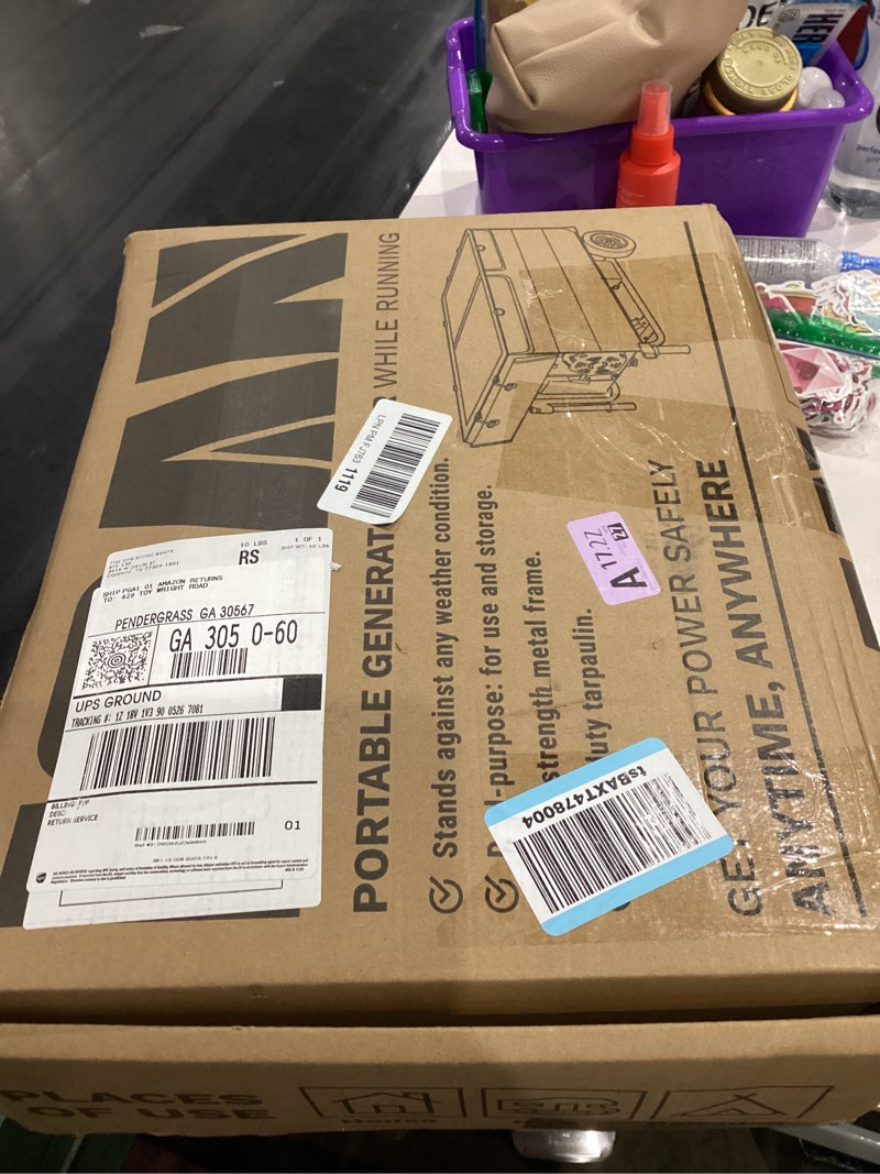 Condition photo showing item condition for IGAN Generator Covers While Running Pro-Max for most 3500w-12000w Generators - Ultra Heavy Duty Generator Covers for Outside with Windproof Kit - Portable Waterproof Generator Cover, Black Black Pro-Max Windproof Version