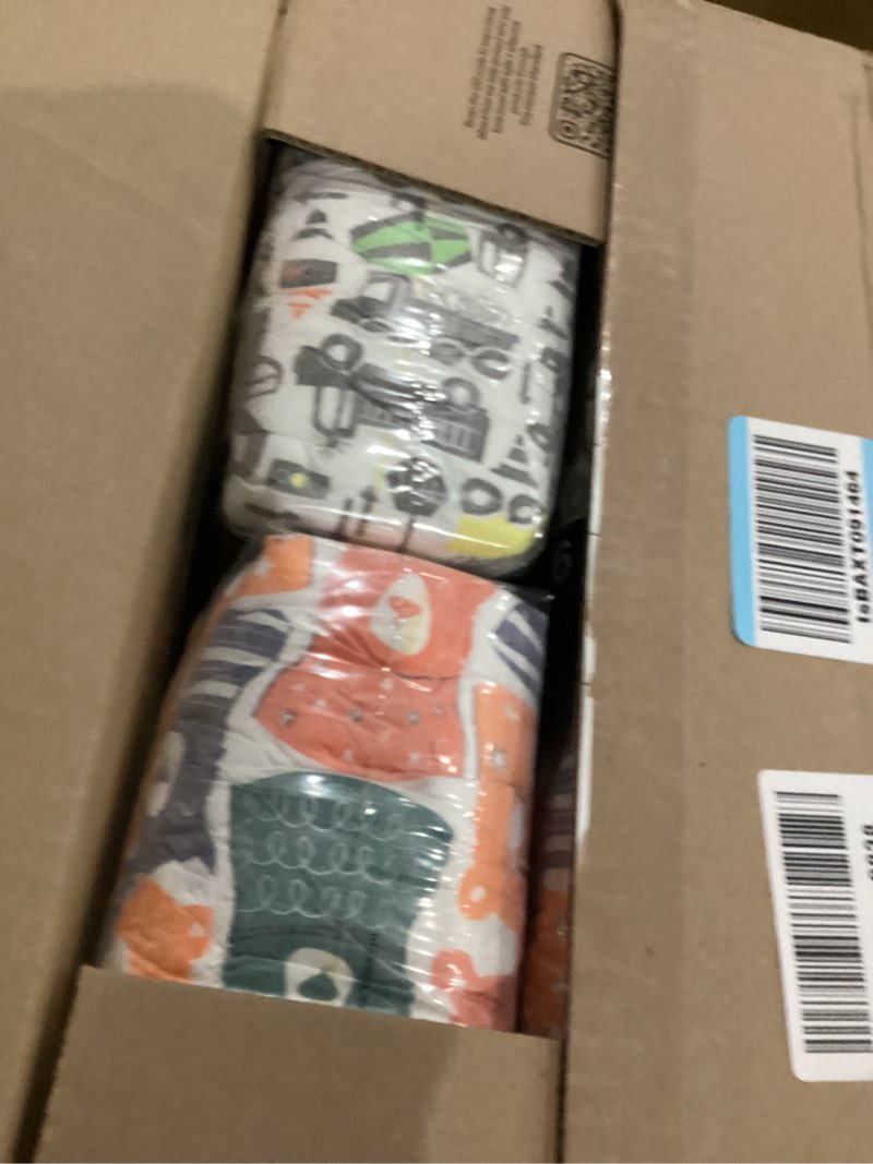 Condition photo showing Good Condition for The Honest Company Comfort Dry Disposable Diapers for Sensitive Skin, Hypoallergenic, Beary Cool + Big Trucks, Super Club Box Size 6 (35 lbs), 68 Count Size 6 (68 Count) Beary Cool + Big Trucks