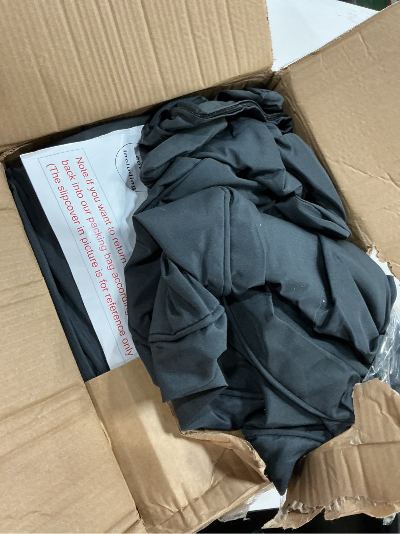 Condition photo showing Good Condition for 14pcs outdoor cushion covers replacement washable w/zipper for 6-seaters sofa patio slipcovers set seat and back covers only-23.6x23.6x4inch dark gray 23.6x23.6inch
