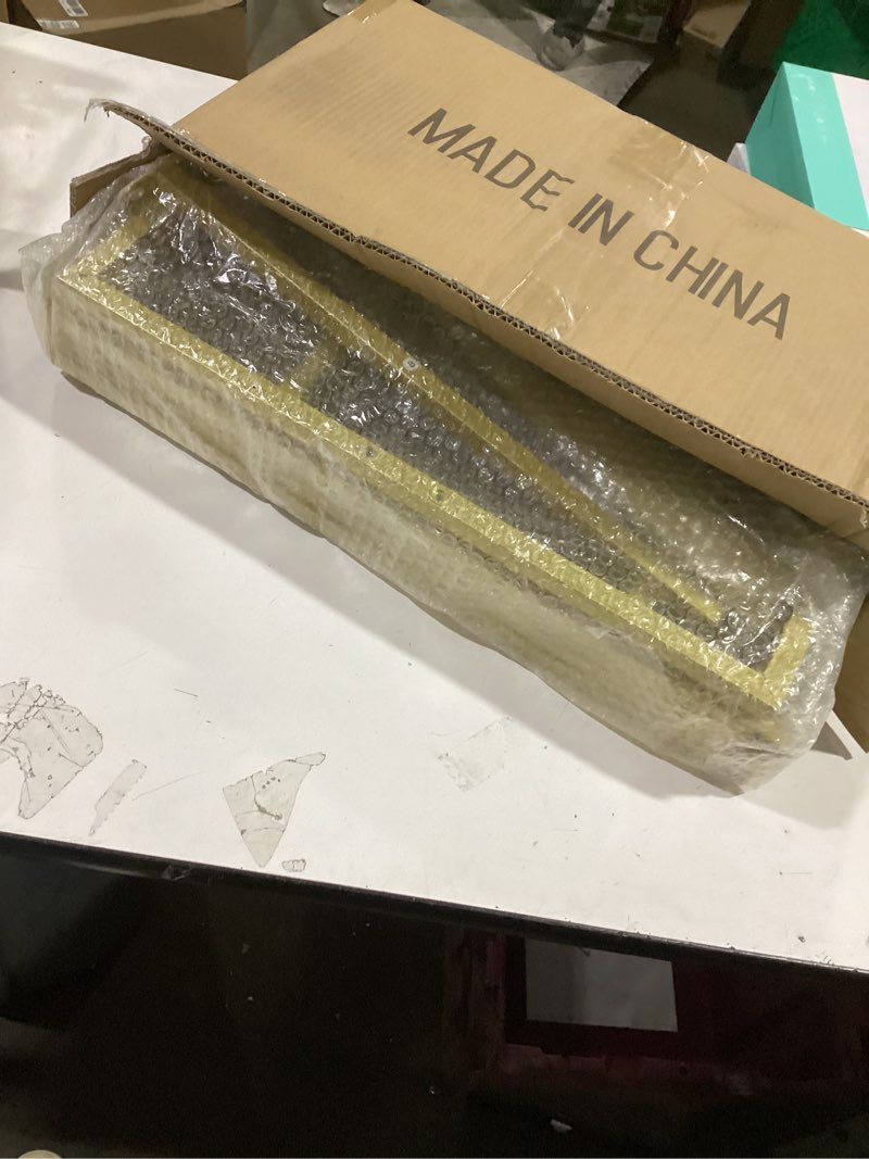 Condition photo showing Good Condition for U-Shaped Metal Arched Flower Rack Perfect for Wedding Decorations and Celebrations 7.2 x 4.2 FT Wedding Arch Frame for Birthdays, Parties, and More (Gold)