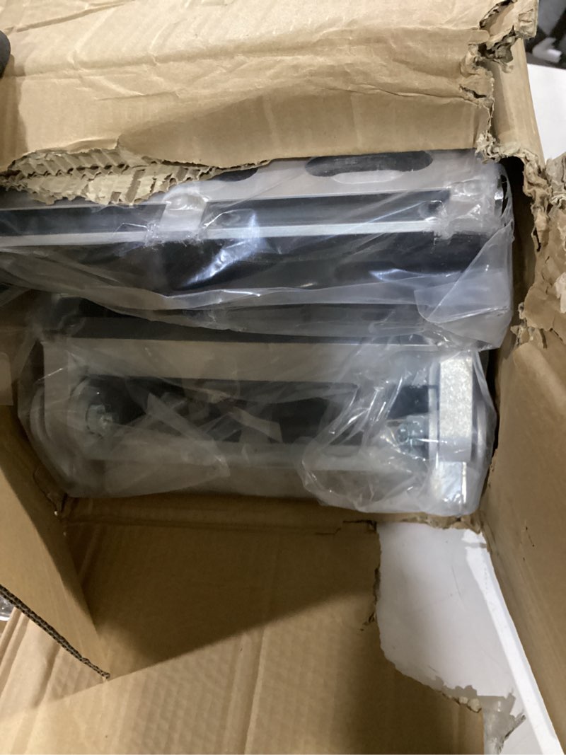 Condition photo showing Good Condition for maxivman 7.5 ft aluminum loading ramps for pickup trucks | 1500 lbs capacity atv, motorcycle, lawn mower, dirt bike, utv loading | foldable, lightweight with rubber handles | 2pc set slot fold 2pc 1500lbs