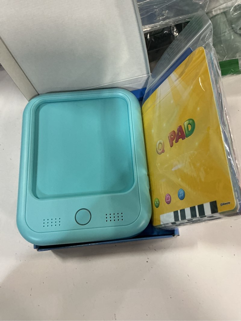 Condition photo showing New/Like New for Kids Educational Learning Tablet Toy-Educational Tablet Toy to Interactive Learn Alphabets,Colors,Number,Foods,Jurassic Park,Animals,Learning Toys for Toddlers 2-6 Years Old,Gifts for Boys Girl Upgrade Version?40 lesson pages blue?