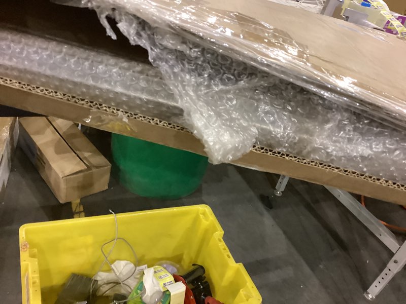 Condition photo showing Good Condition for Irregular Wall Mirror, 47.2"x21.6" Large Asymmetrical Mirrors, Odd Shaped Mirrors, Modern Frameless Abstract Mirror for Living Room Bathroom Bedroom Entryway Fireplace Black Wavy 47.2"L x 21.6"W