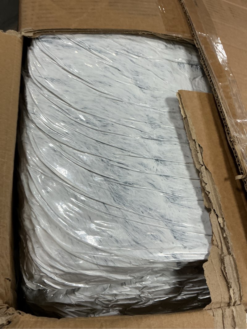 Condition photo showing New/Like New for Human Dog Bed - 71"x45"x12" Fits You & Pets, Washable Faux Fur, Orthopedic, Plump Pillow, Blanket, Strap - Grey 71.0"L x 45.0"W x 12.0"Th Grey
