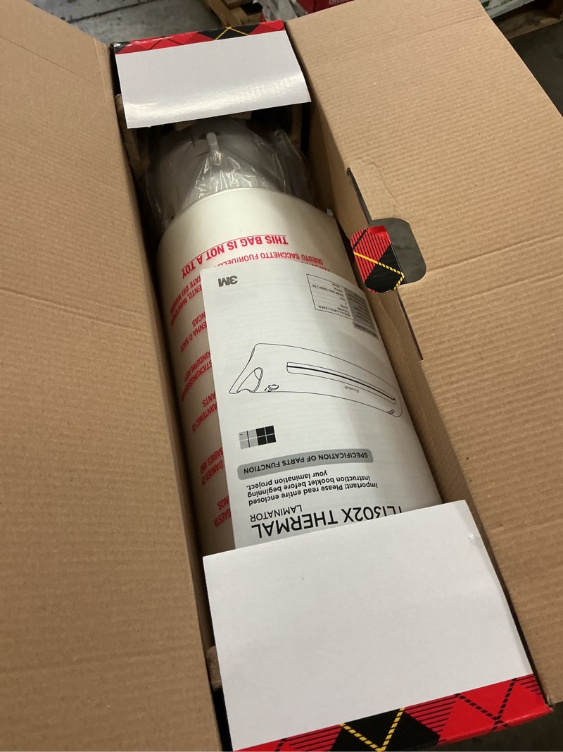 Condition photo showing New/Like New for scotch thermal laminator with 20 letter size pouches (tl1302xvp)