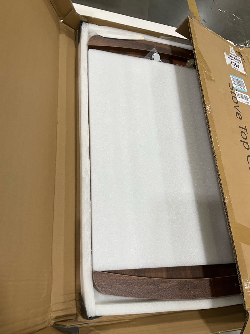 Condition photo showing Good Condition for Noodle Board Stove Cover - Stove Top Covers with Handles for Gas Electric Stove - Wooden Range Covers Protector for Stovetop Sink Oven RV Serving Tray - 29.3"x22" (Brown)