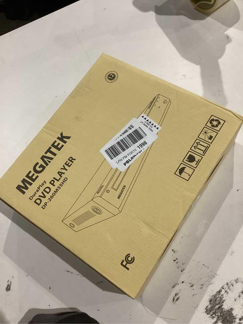 MEGATEK Region-Free HDMI DVD Player for TV, Compact CD/DVD Player for Smart TV, USB Port, Plays All 