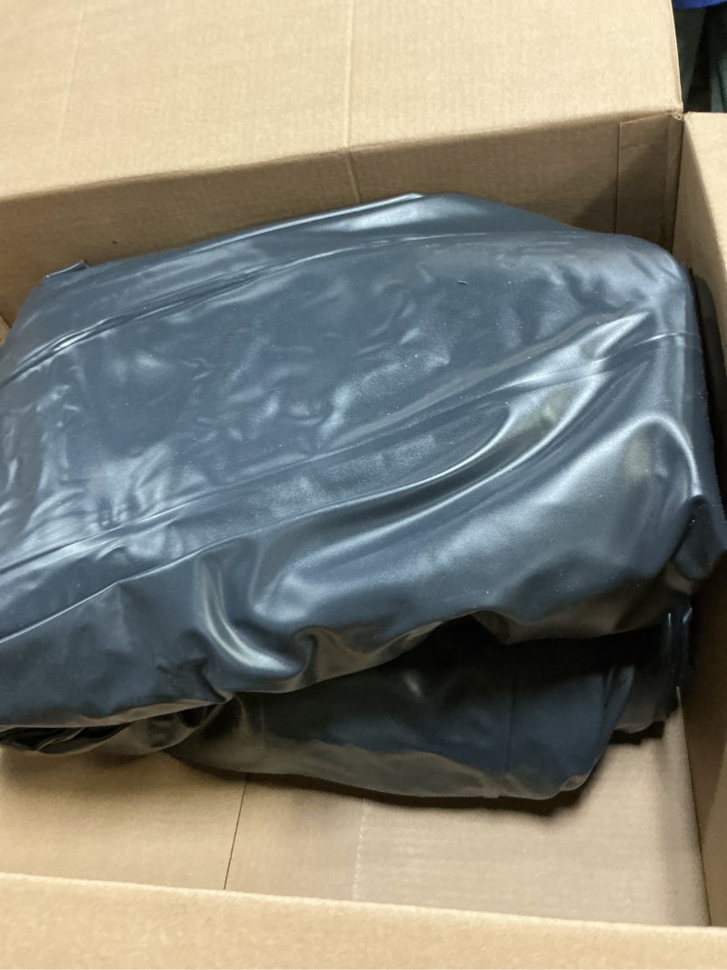Condition photo showing As Is for king size air mattress with built in pump - upgraded blow up bed, 2 mins quick self inflatable/deflation, 18"/750lbs max, strong support,no leakage,no odor,for home,guests,camping,travel 18" king